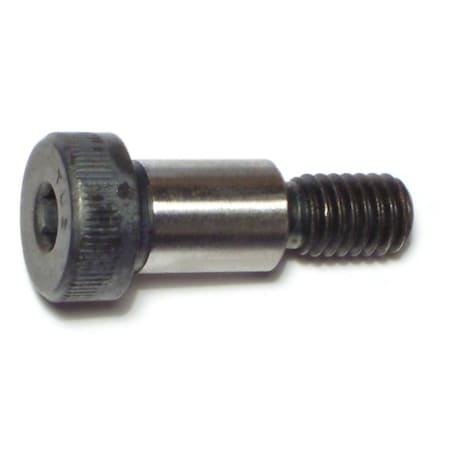 Midwest Fastener Shoulder Screw, 16 (Coarse) Thr Sz, 5/8 in Thr Lg, 3/4 in Shoulder Lg, Steel, 3 PK 71608